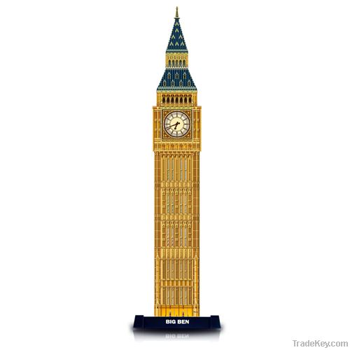 3D Plastic Big Ben Jigsaw Puzzle