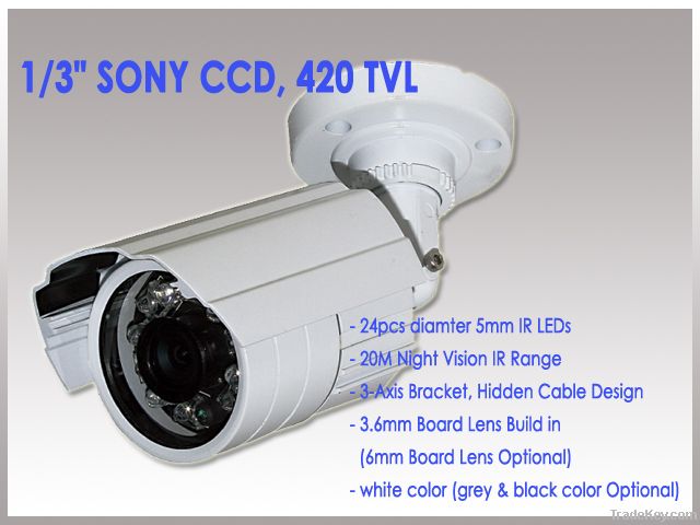 420TVL Weatherproof IR Camera CI20B-32 $18.30