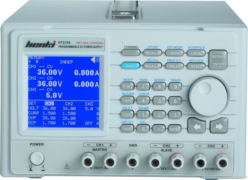 HT2300 Programmable Linear DC Power Supply, Triple-output