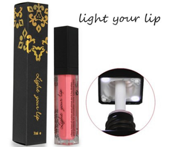 LED Light up Lip Gloss with Mirror