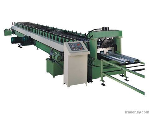 High speed floor deck forming machine