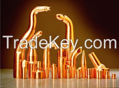 Spot welding electrodes                                 