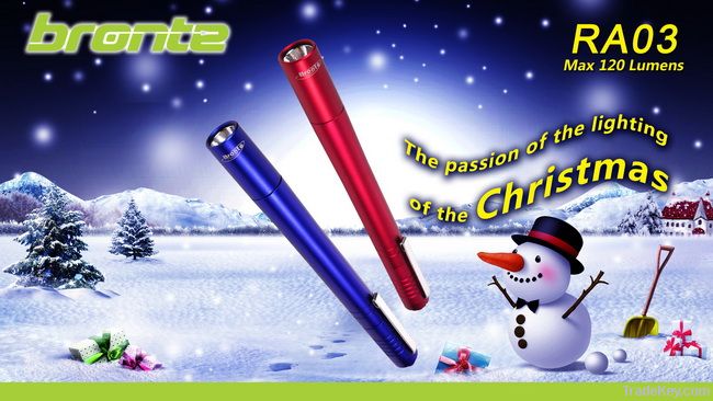 120 Lumen CREE XPG-R5 tactical pen flashlight uses 2*AA battery