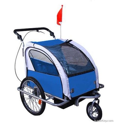 Pet bike trailer