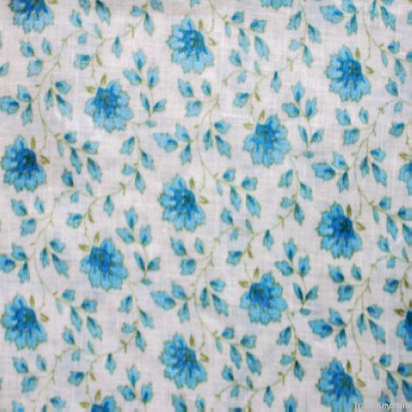 100%linen prints Fabric