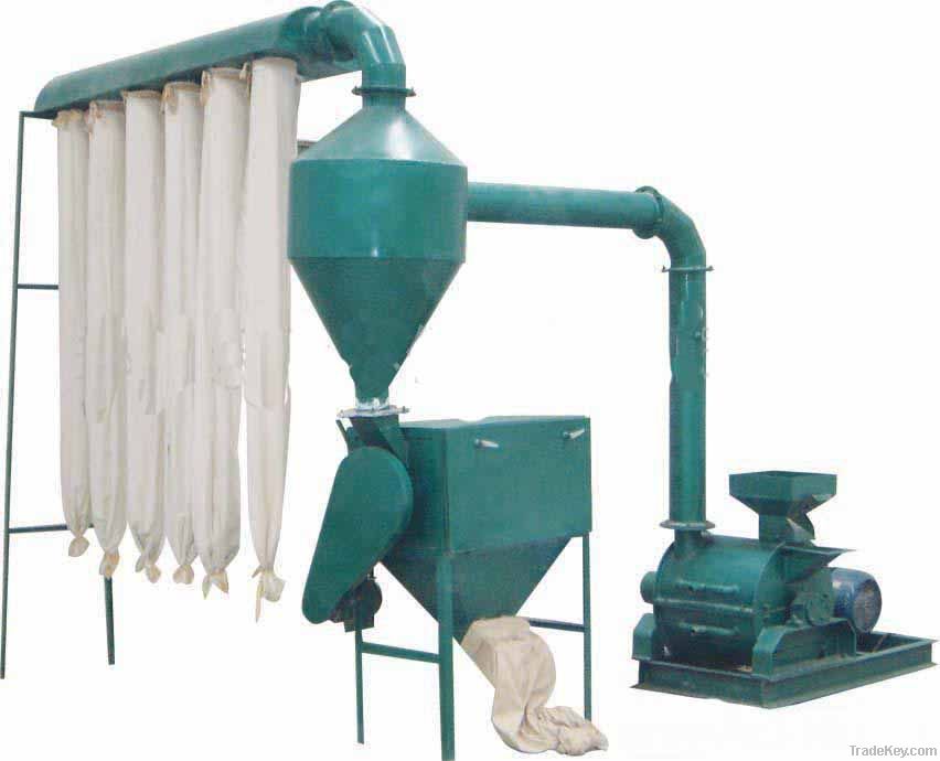 Newly designed wood flour making machine