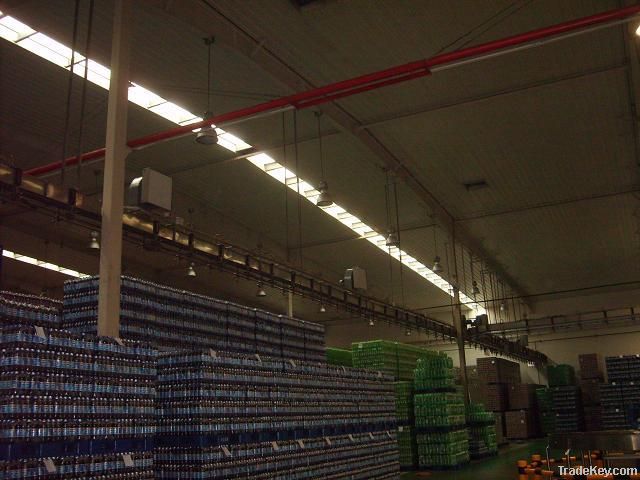 air conveyor for pet bottles