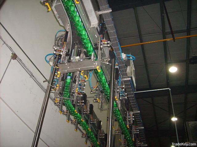 air conveyor for pet bottles