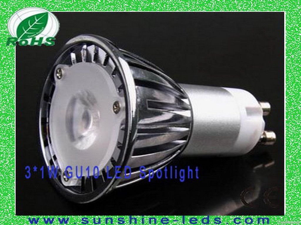 GU10/E27/MR16 led spotlight