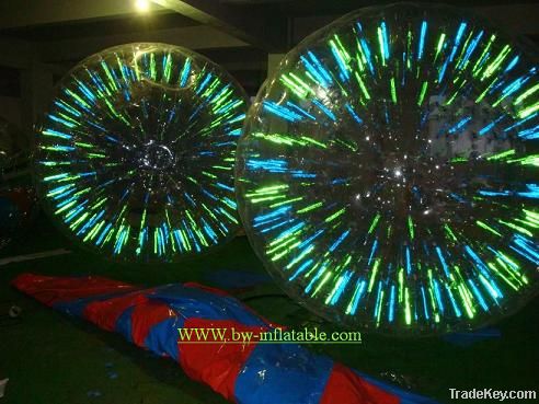 Shinning zorb ball