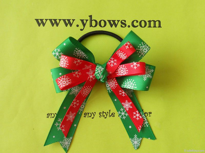 hair bows wtih elastic rope