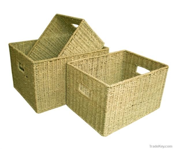 Set of 3 seagrass baskets HL_BA0017