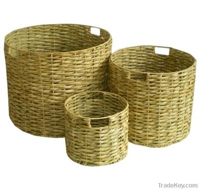 Set of 3 Water Hyacinth Laundry Hamper HL_LA0016