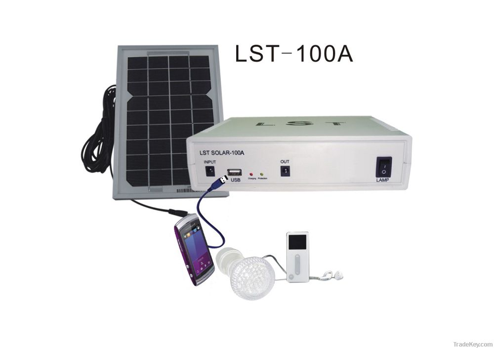 LED solar home lighting system