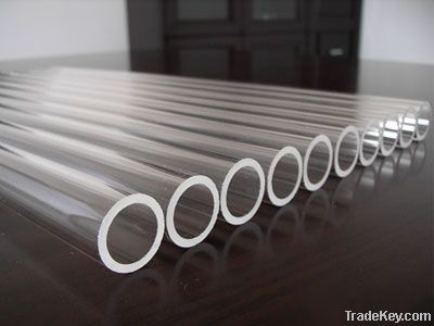 clear quartz glass tube