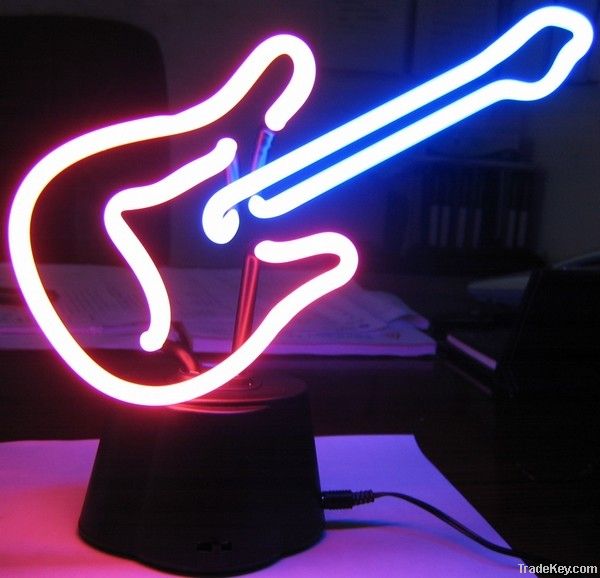 Guitar-shaped Neon Lamp