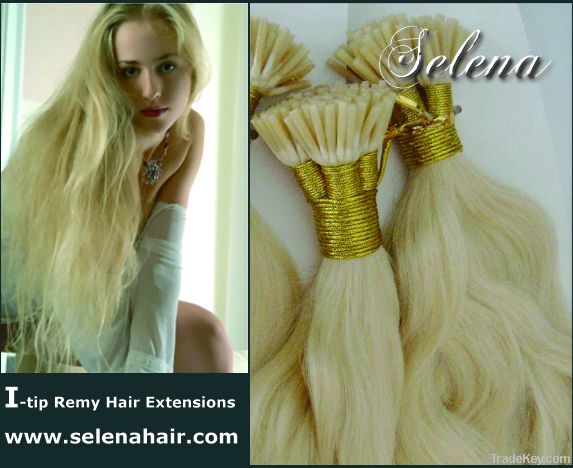 I-tip  remy human hair extensions