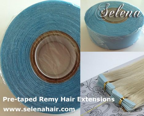 Virgin remy pre-taped remy hair extensions