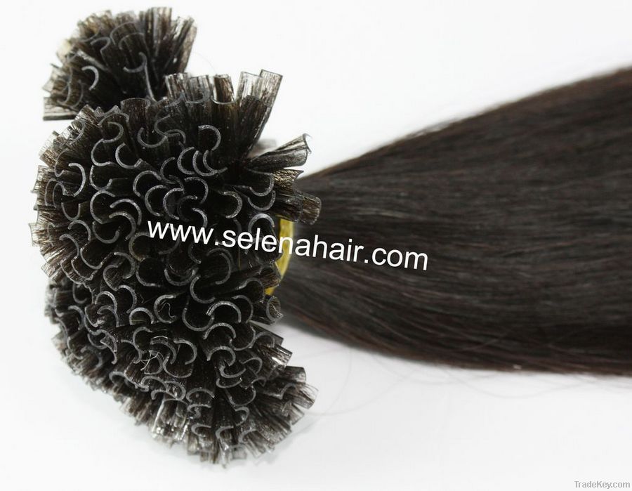 Virgin remy U-tip bond hair extensions