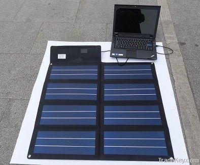 36W Flexible and foldable Solar Panel, Solar laptop and mobile charger