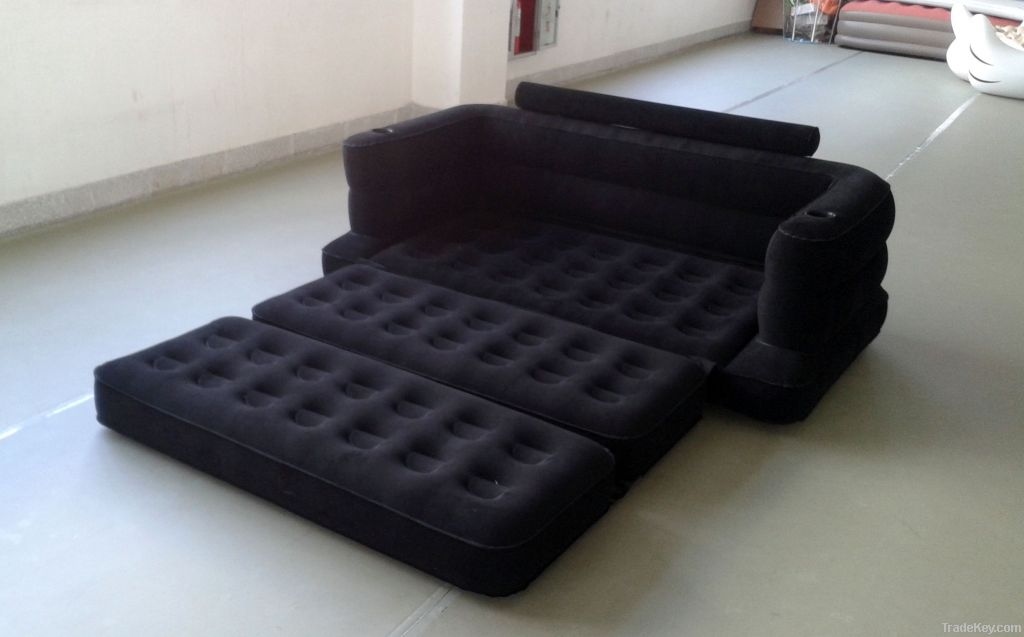 update 5 in 1 inflatable air sofa chair, folding air sofa, air sofa mat