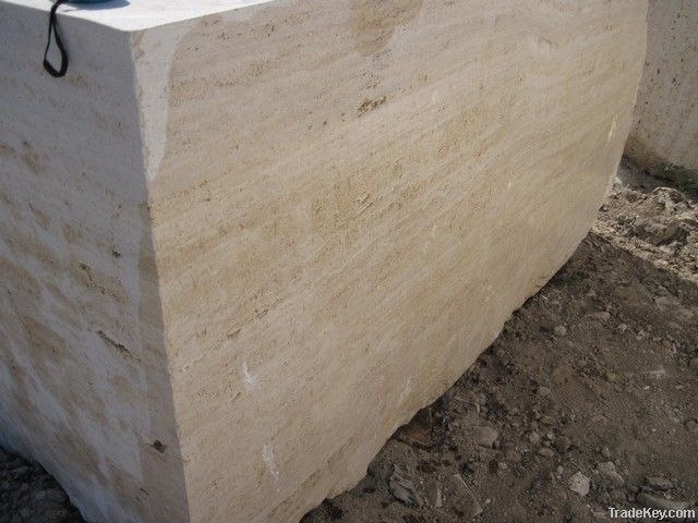 Ivory Travertine Blocks