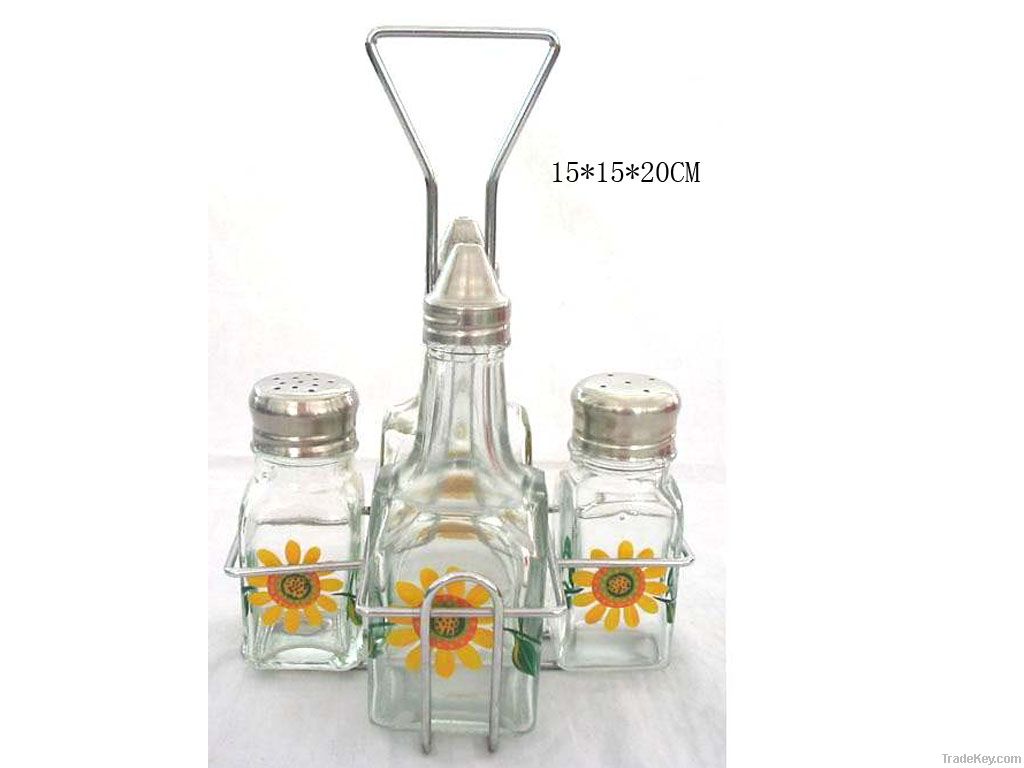 glass spice bottle