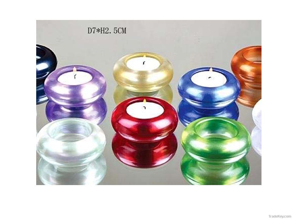 glass candle holder