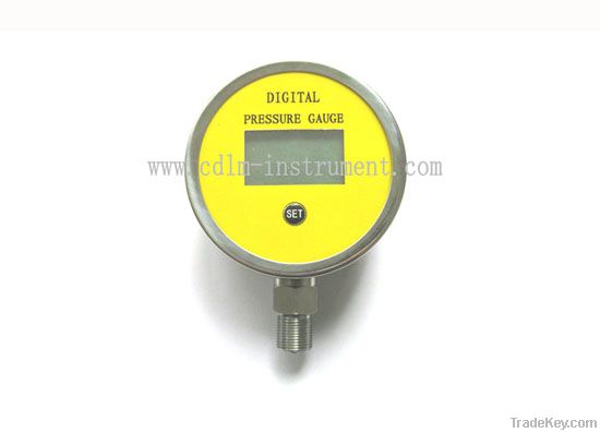 Metal Case Battery-Powered Digital Pressure Gauge