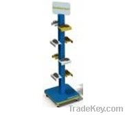 Floor Standing Mobile Slat Wall Display