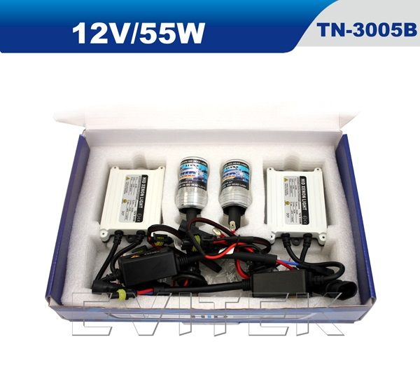 55W 12V AC SLIM Hid xenon KIT with H1 H4 H13 9005 9006.