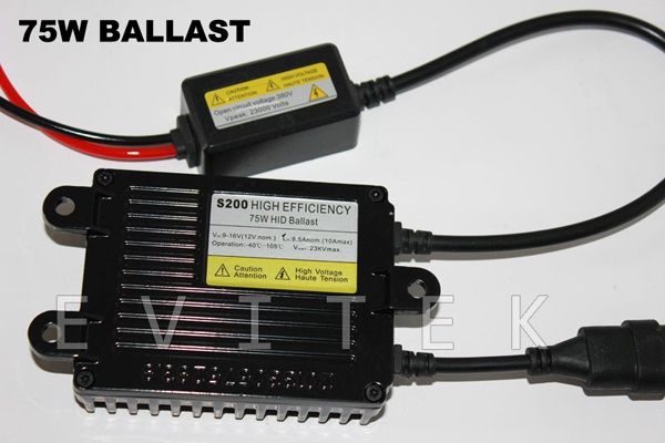 12v 75w AC HID Xenon Slim kit 