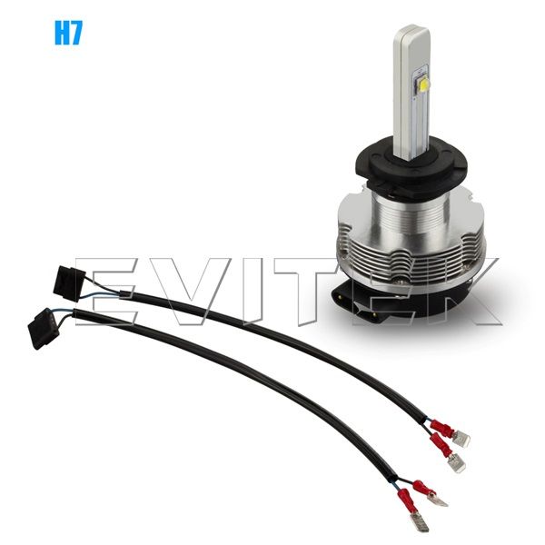 HOT real chips 20W*2 h7 2400lm led headlight 6000K