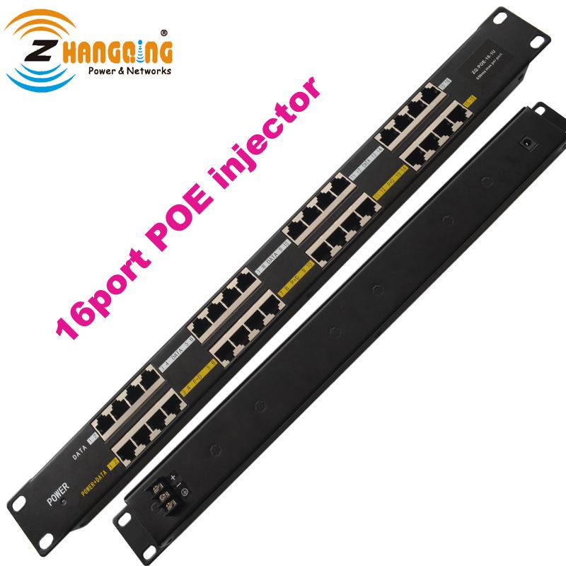 1port 4port 8port 12port 16port passive poe injector