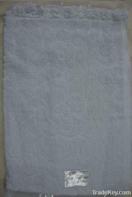 100% polyester white hajj towel