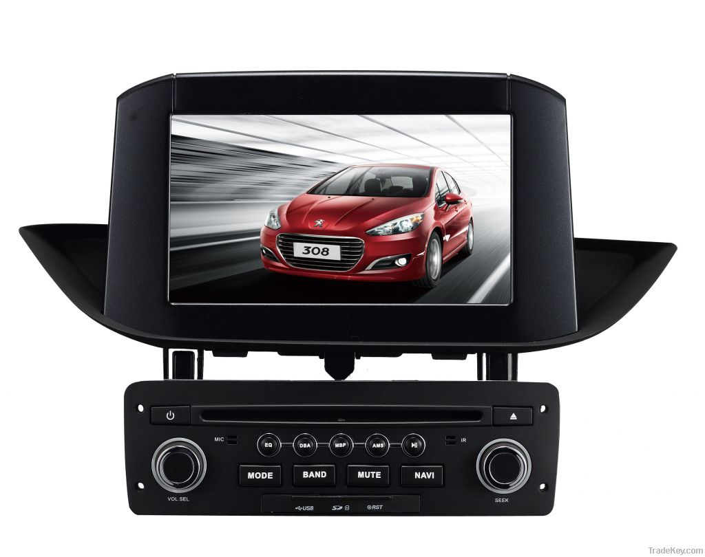 Car DVD For Peugeot 308 With GPS Car Radio Audio CanBus ATV BT RDS 4G