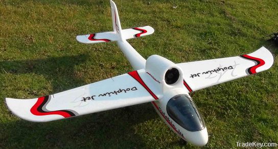 Foam RC plane  Dolphin Jet