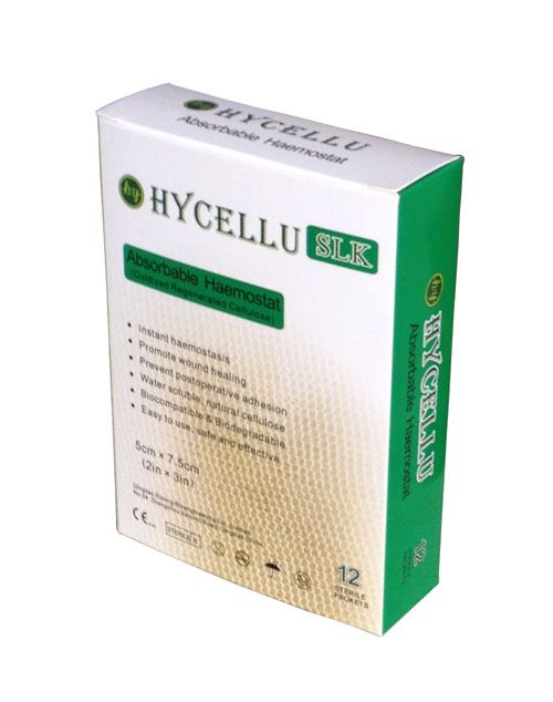 HYCELLU-SLK Haemostat 50mm x 100mm (2in x 4in)