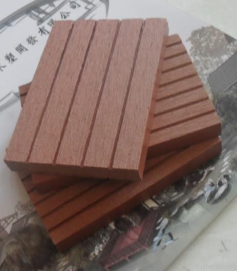 Wood plastic composite sheet