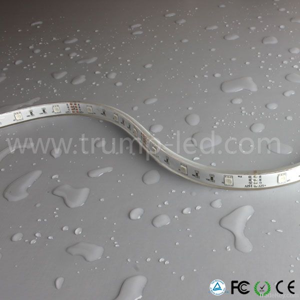 Battery powered 12v waterproof flexible multi color led strip