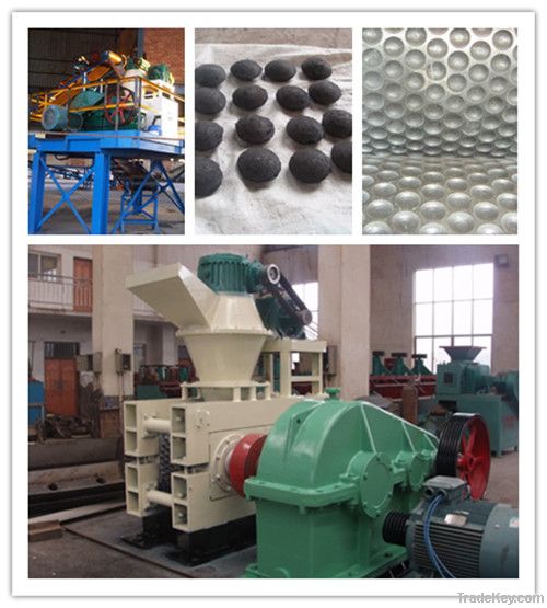 ISO dry powder force feeding briquette making machine