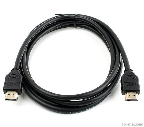 1.3 V Black HDTV Cord