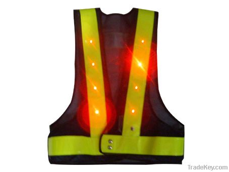 LED safety vest