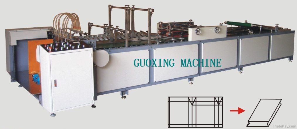 Paper Bag Bottom Closing Making Machine