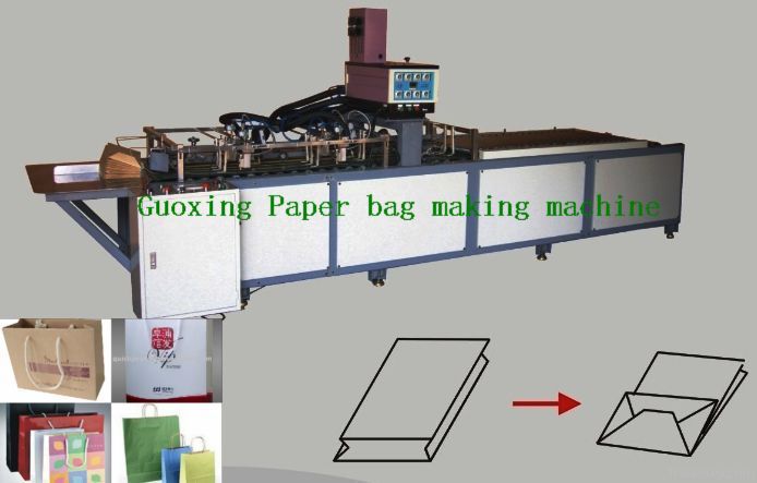 Paper Bag Bottom Closing Machine