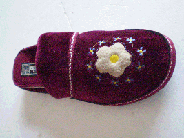 craft slippers with tongue