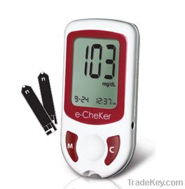 e-CheKer Blood Glucose Monitor