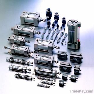 Pneumatic cylinder, ISO cylinder