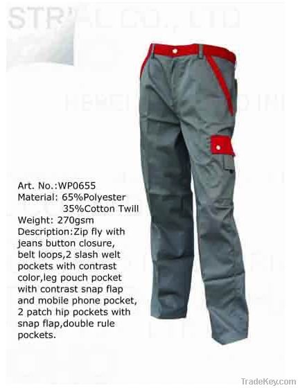 WORKWEAR/100%COTTON WORK PANTS