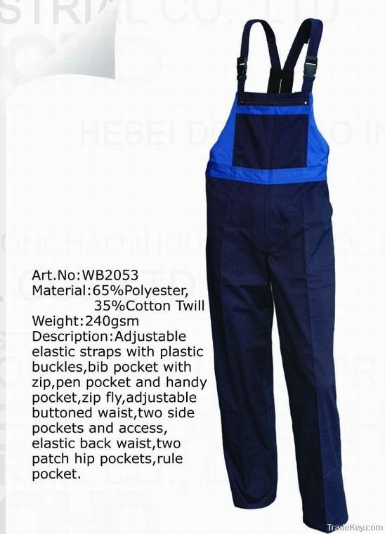 t/c workwear bibpants(overall)